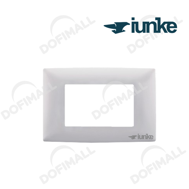 TAPA PARA INTERRUPTOR TRIPLE COLOR BLANCO