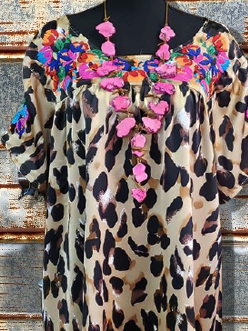 Printed Short Sleeve Vintage Shirts & Tops