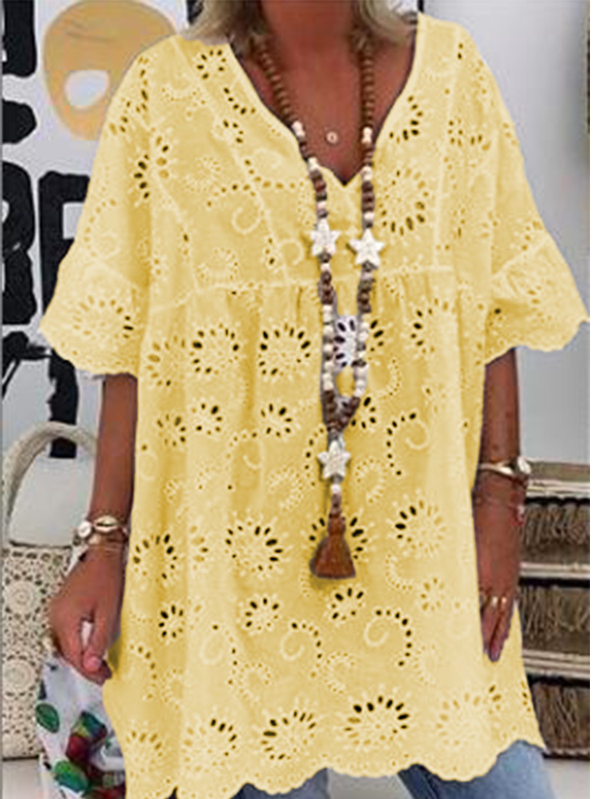 Short Sleeve Simple & Basic Casual Tops