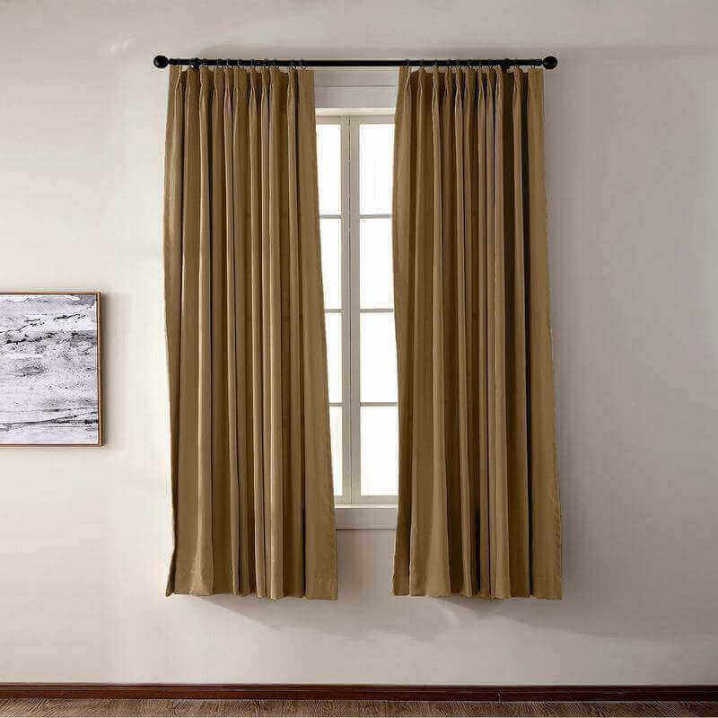 CUSTOM EDOARDO Wheat Indoor Blackout Curtain