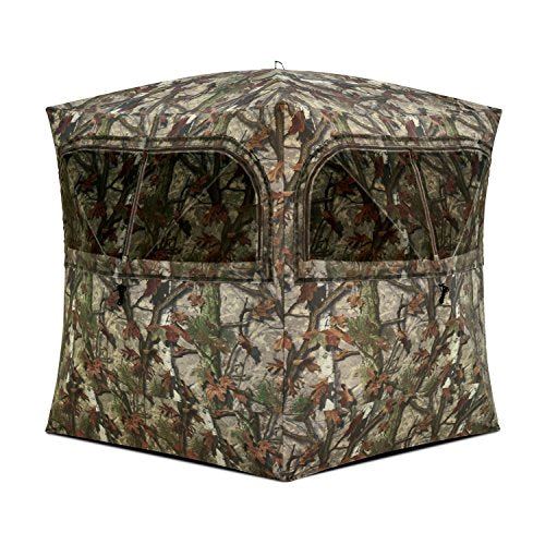 Barronett Blinds GR351BT Grounder 350 Pop up Portable Blind, Woodland Camo