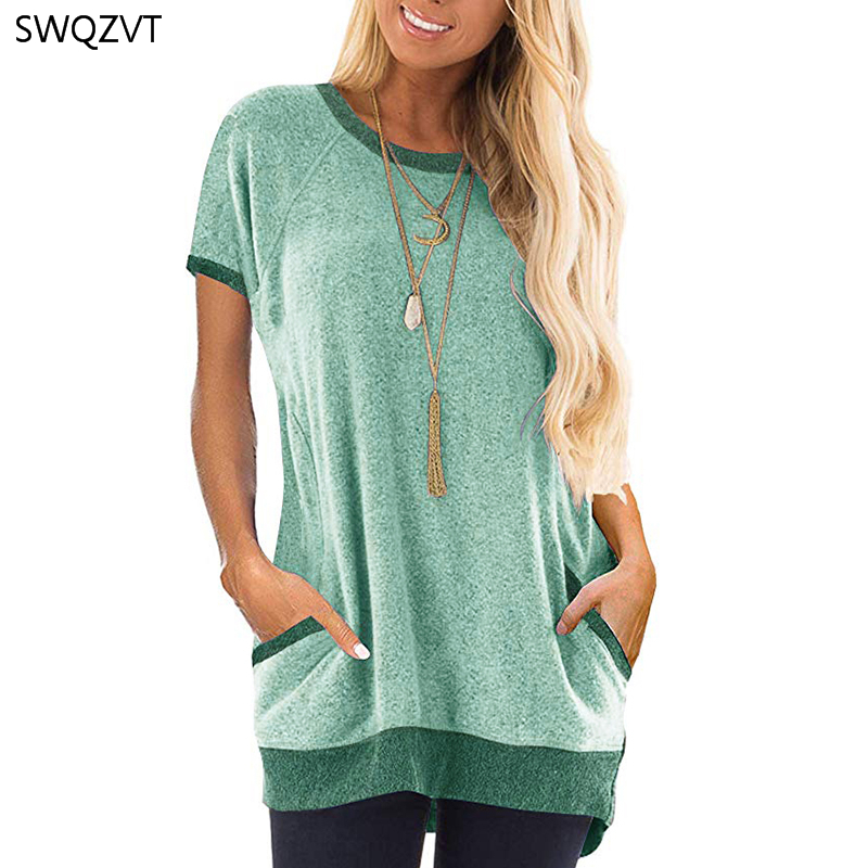 2020 Spring Summer Casual Women T shirt  New Fashion Short Sleeve  Women t-shirt Leisure Ladies Tops Tees Female Clothes