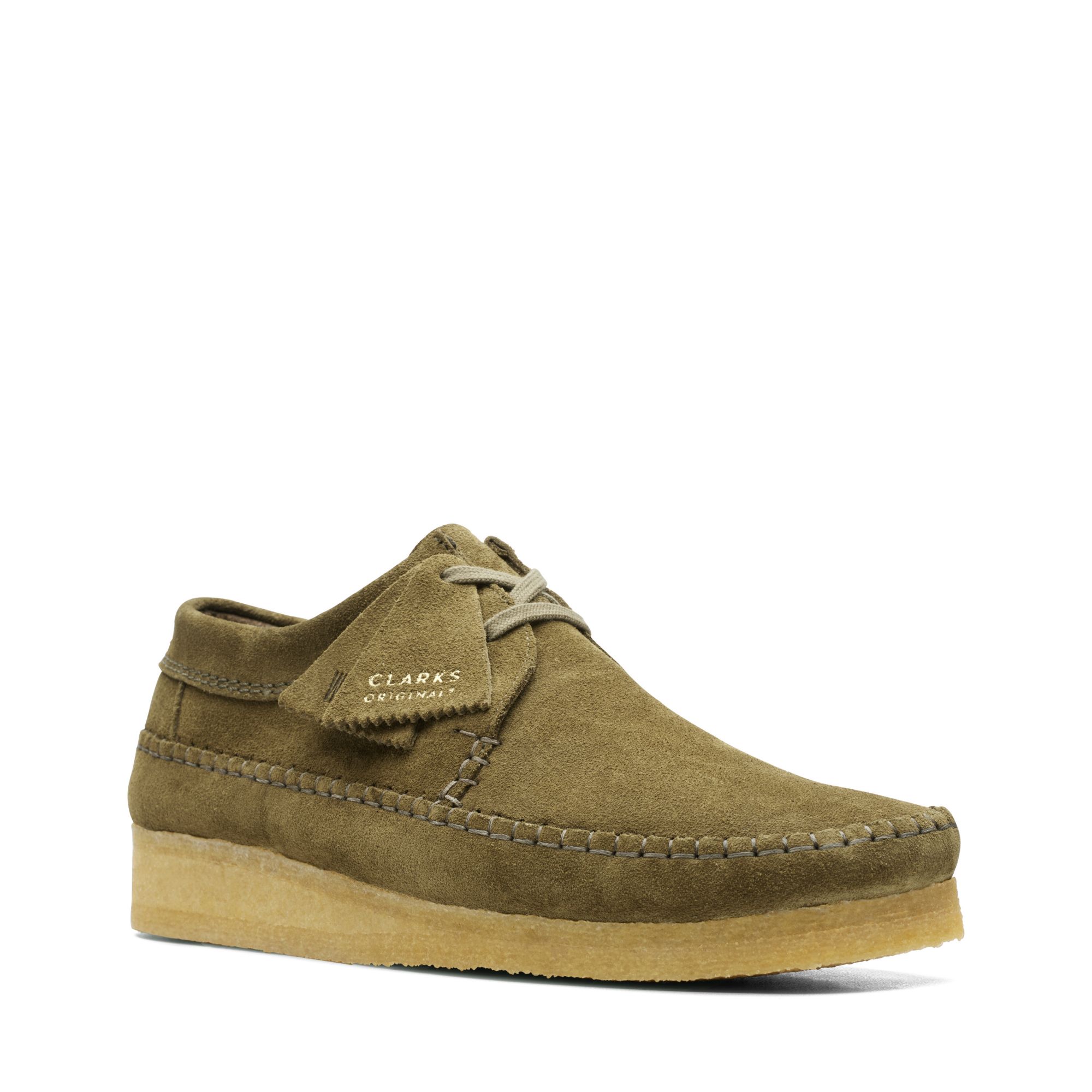 Men  Weaver Dark Green Suede