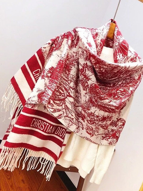 Autumn Winter Female Scarves Ladies Tourism Ring Wrap Pashmina