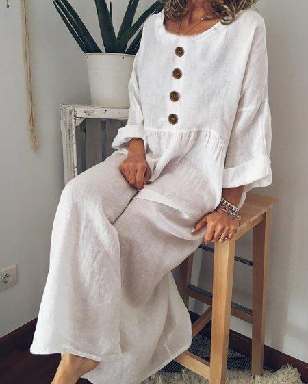 Casual Crew Neck Long Sleeve Dresses