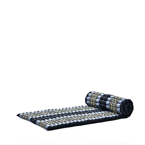 Rollable Massage Mat Filled w/ Eco-Friendly Kapok, Perfect Sleeping Mat 75 x 28 in