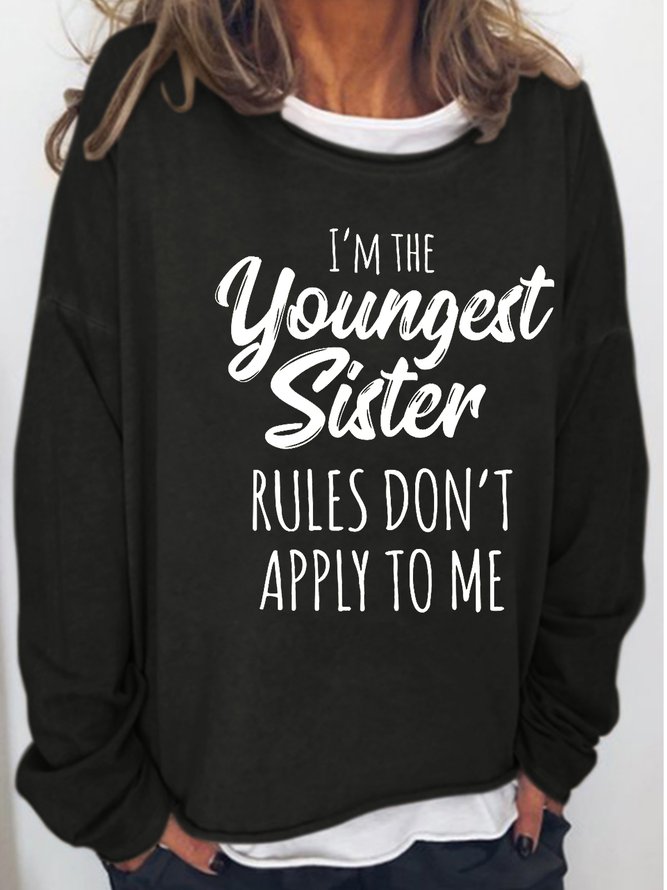 Sisiter Funny Casual Sweatshirt