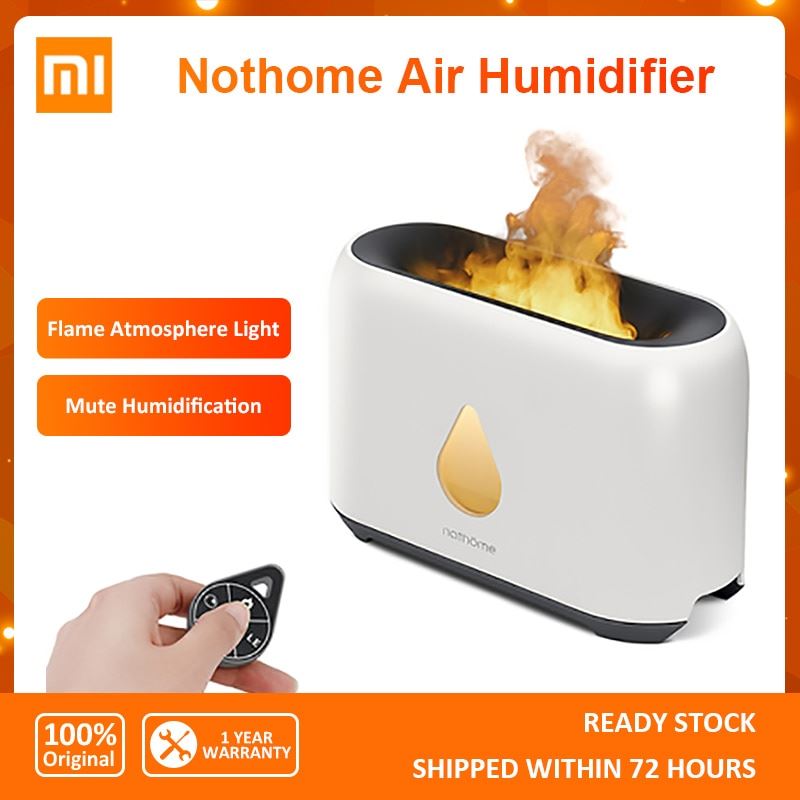Flame Humidifier USB Remote Control Aroma Diffuser Three-speed Timing Air Humidifier For Home Car&Office