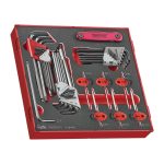 Teng Tools �C 42 Piece Hex and TX Key Set in EVA Tray �C TEN-O-TEDHT42