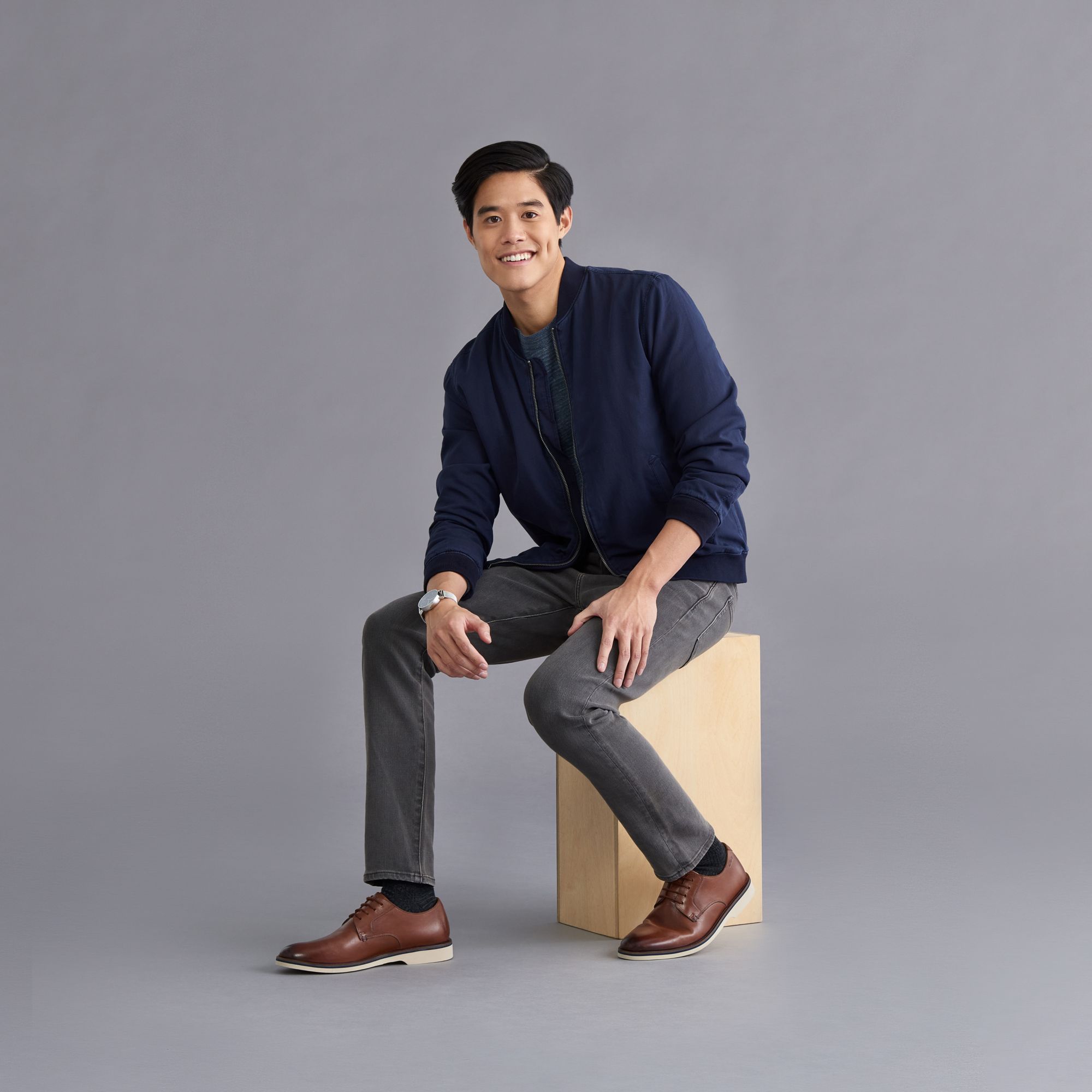 Men  Malwood Plain Dark Tan Lea