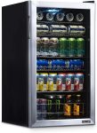 NewAir Beverage Refrigerator Cooler with 126 Can Capacity �C Mini Bar Beer Fridge