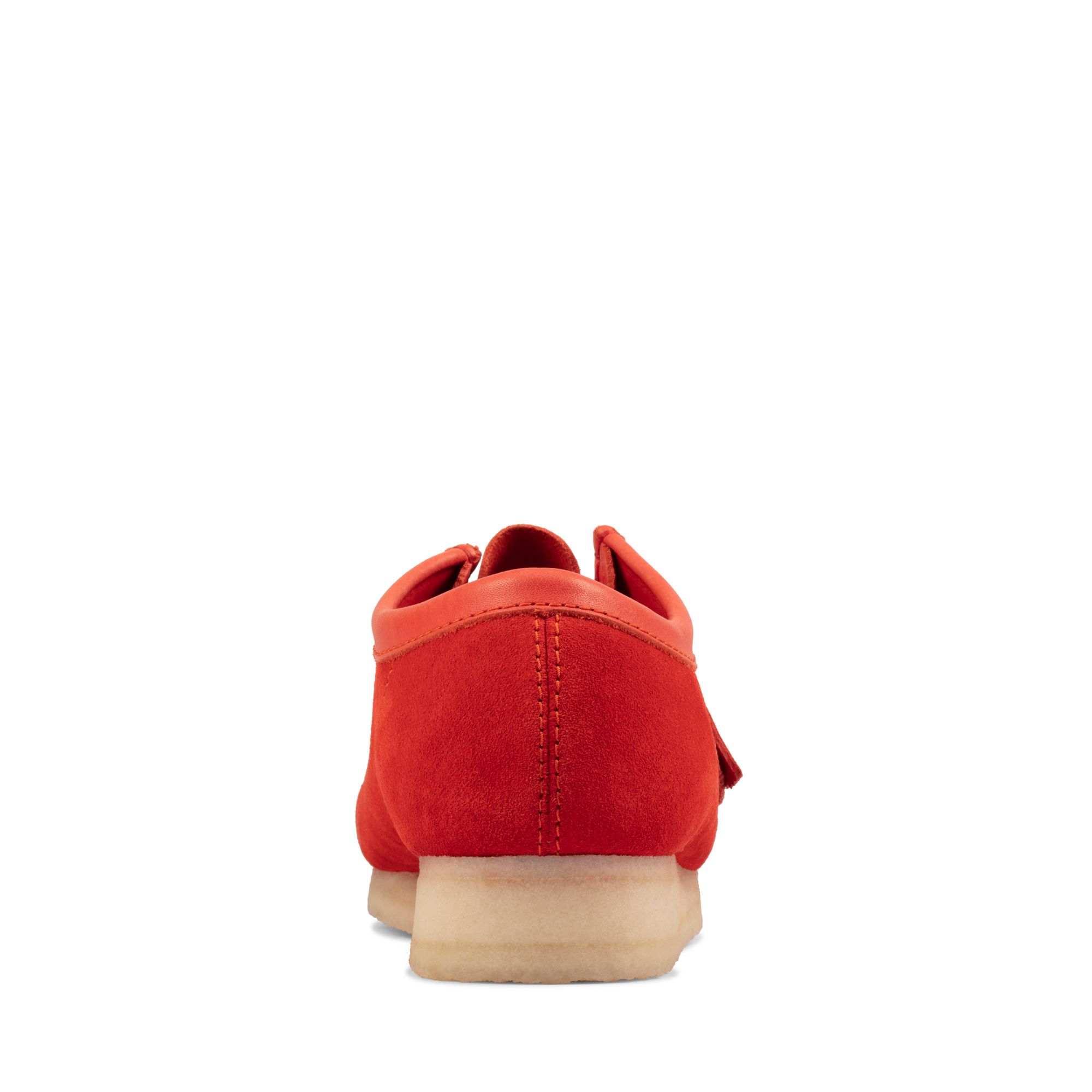 Women Wallabee Red Combi Suede