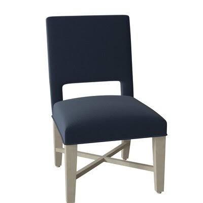 Putnam Upholstered Side Chair Fairfield Chair Blue/Brown