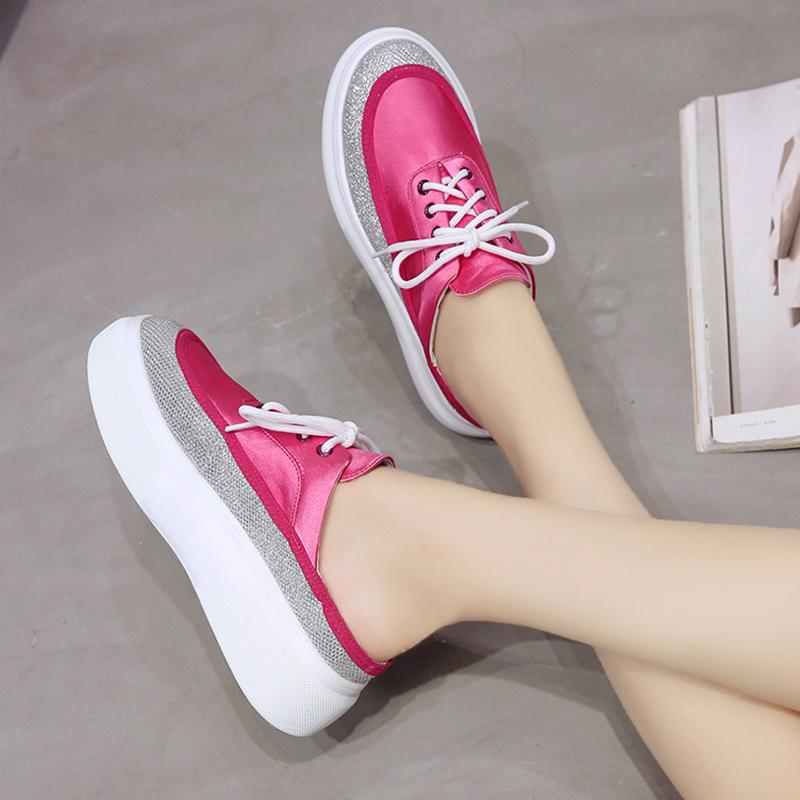 Women PU Platform Slippers Casual Comfort Shoes