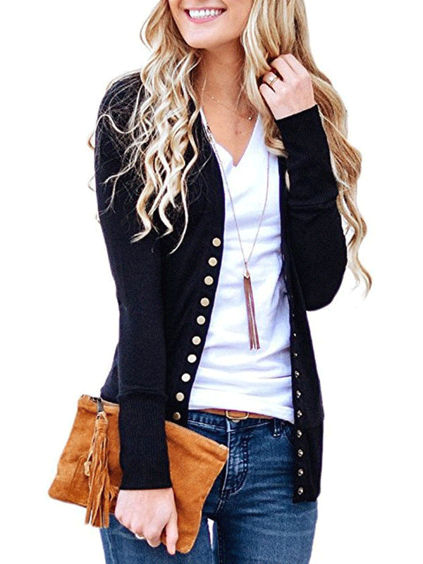 Pink Polyester Solid Casual Sweater