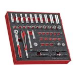 Teng Tools �C 89 Piece 1/4 inch Drive Socket Set in EVA Tray �C TEN-O-TED1489
