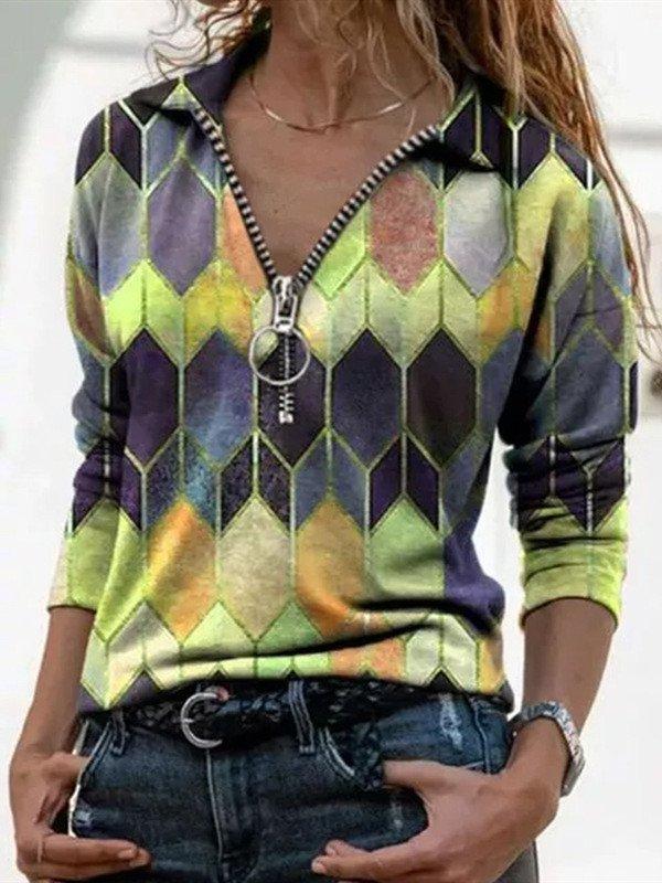 Spring/summer fashion simple print T-shirt