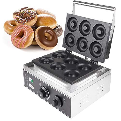 6 Holes Donut Maker Machine Commercial Waffle Donut Machine