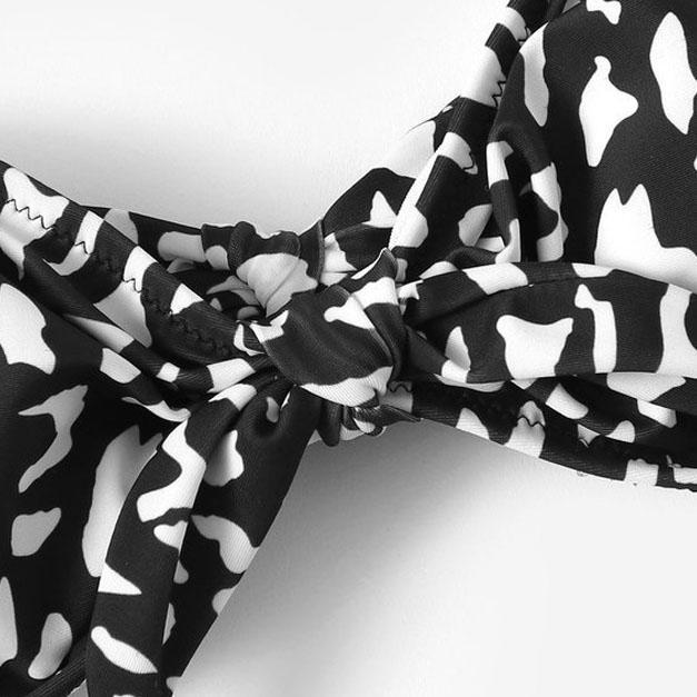 Bikini model nou, stil cu despicătură cu imprimeu sexy