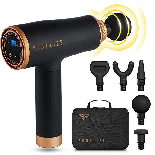 Massage Gun 9 Speed Power Head & Attachments Set for Athletes Muscles Relaxation