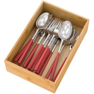 Drawer Organizer Storage Box Bathroom Living Room Kitchen Bamboo Rebrilliant