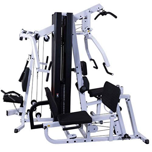 Body-Solid EXM3000LPS Multi-Station Selectorized for Home Gym System Weight Training Exercise Workout Equipment- Black