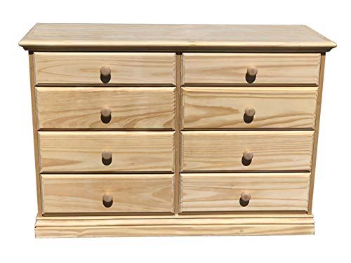 Kids 30.45�� Solid Pine Wood Fully Assembled Double Dresser for Bedroom
