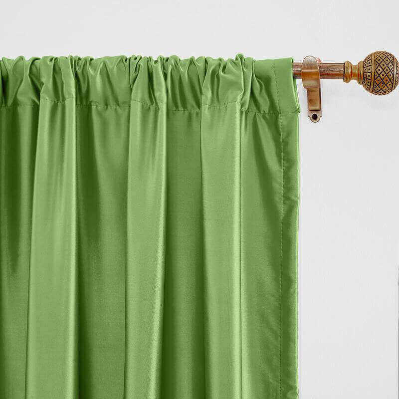 CUSTOM Lao Hang Zhou Green Polyester Cotton Thermal Insulated Curtain