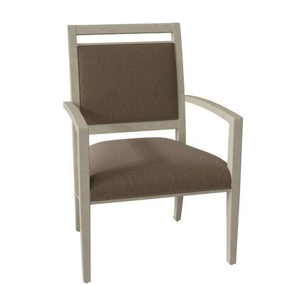 Preston Upholstered King Louis Back Arm Chair Fairfield Chair Brown