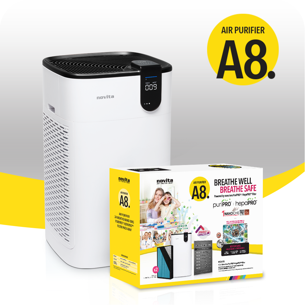 A8 nano ions PuriPRO?/HepaPROTM 24-Months Replacement Filter Pack