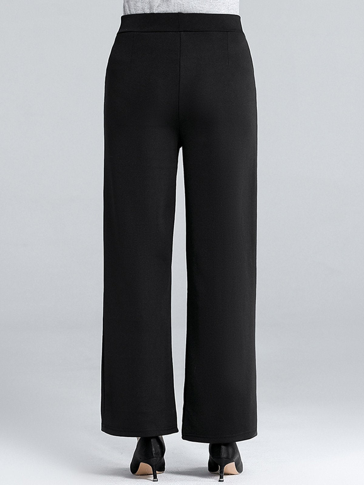 Plus Size Women Plain Casual Pants