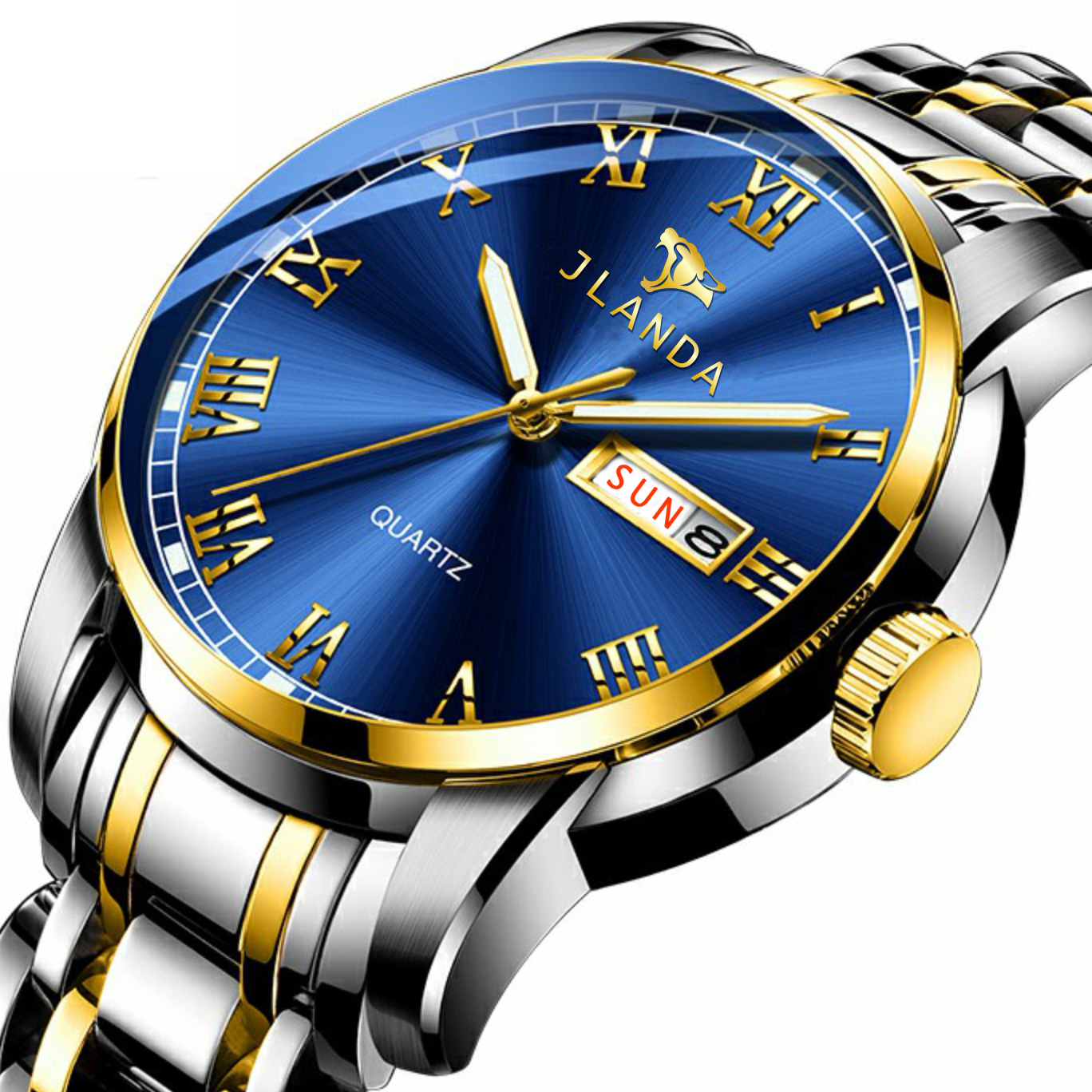 stainless steel luxury waterproof quartz oem brand hands wristwatches custom logo wrist watch men