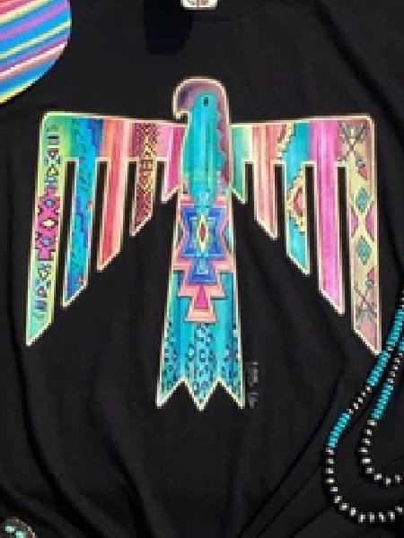 Black Printed Short Sleeve Shirts & Tops