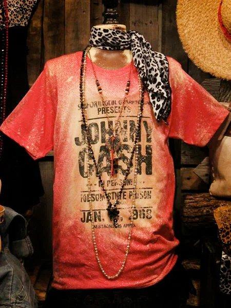 Red Letter Short Sleeve Printed Crew Neck Shirts & Tops