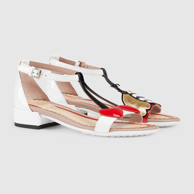 Children's patent leather sandal