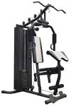 BalanceFrom-Home-Gym-System Workout-Station with 380LB of Resistance, 145LB-Weight Stack, Home Gym- Black