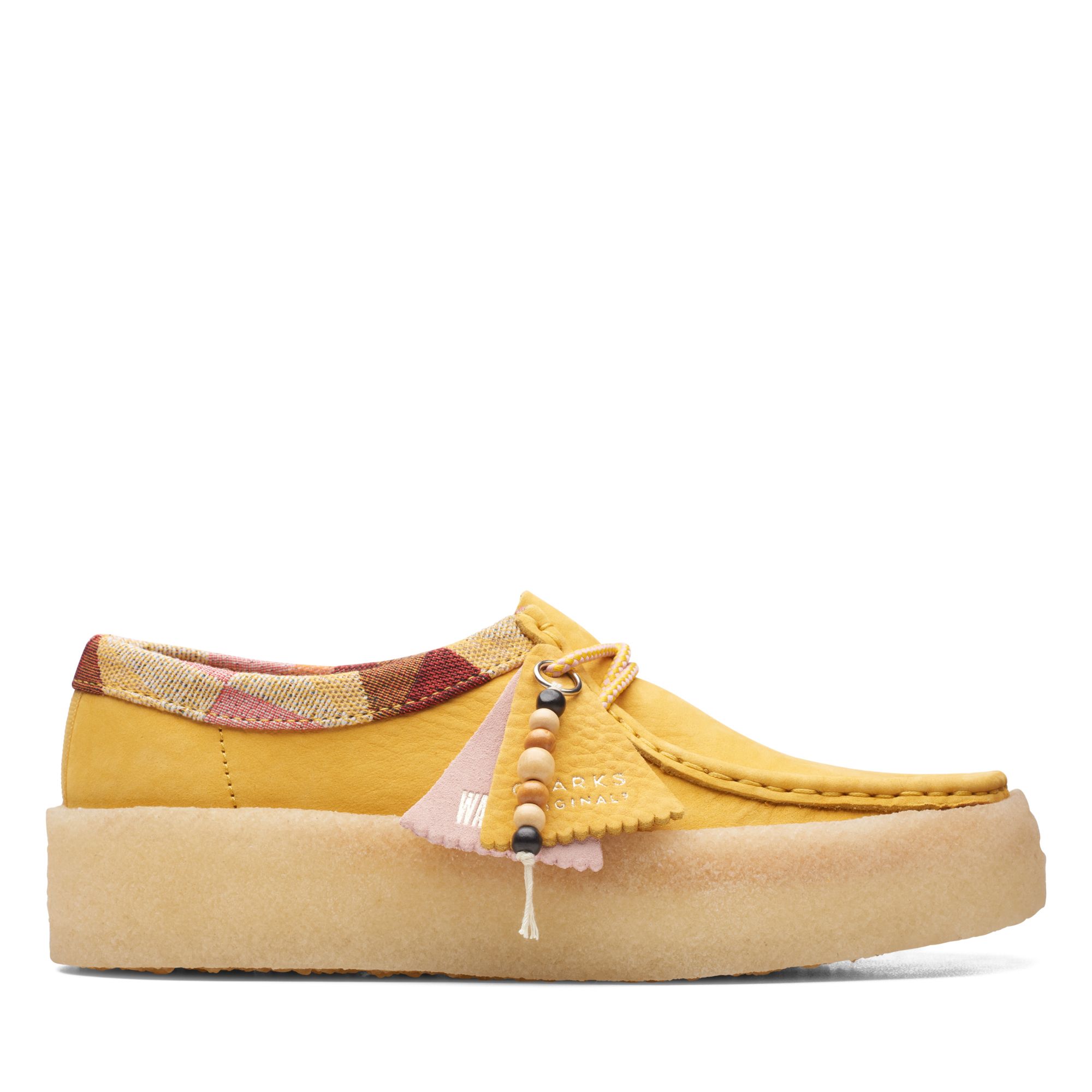 Women Wallabee Cup Yellow Nubuck