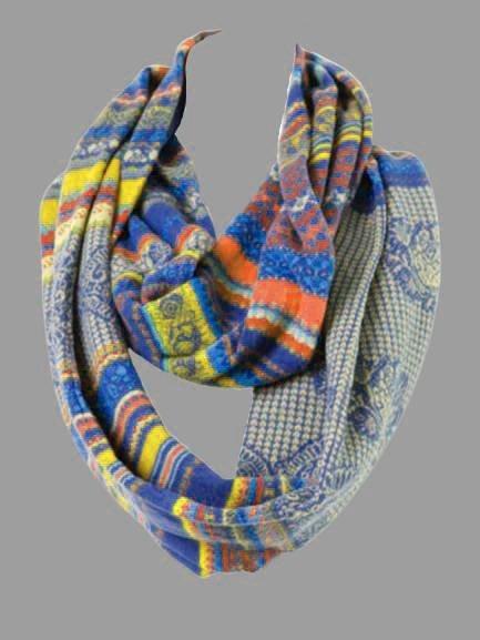 Casual Floral Cotton-Blend Scarves