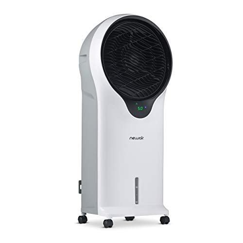 Evaporative Air Cooler and Portable Cooling Fan with Remote Control and Timer