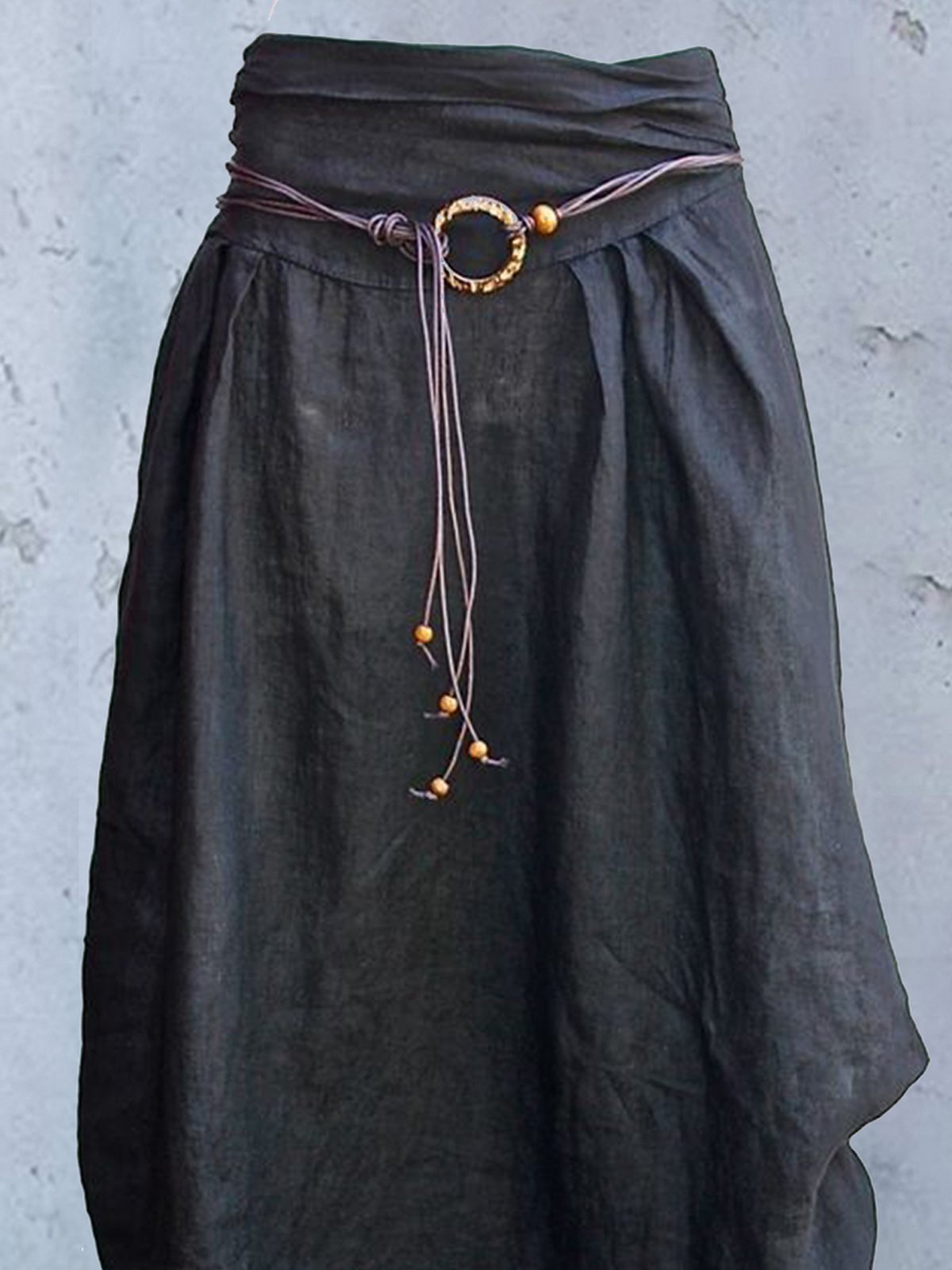 Cotton Plain Cocoon Skirts