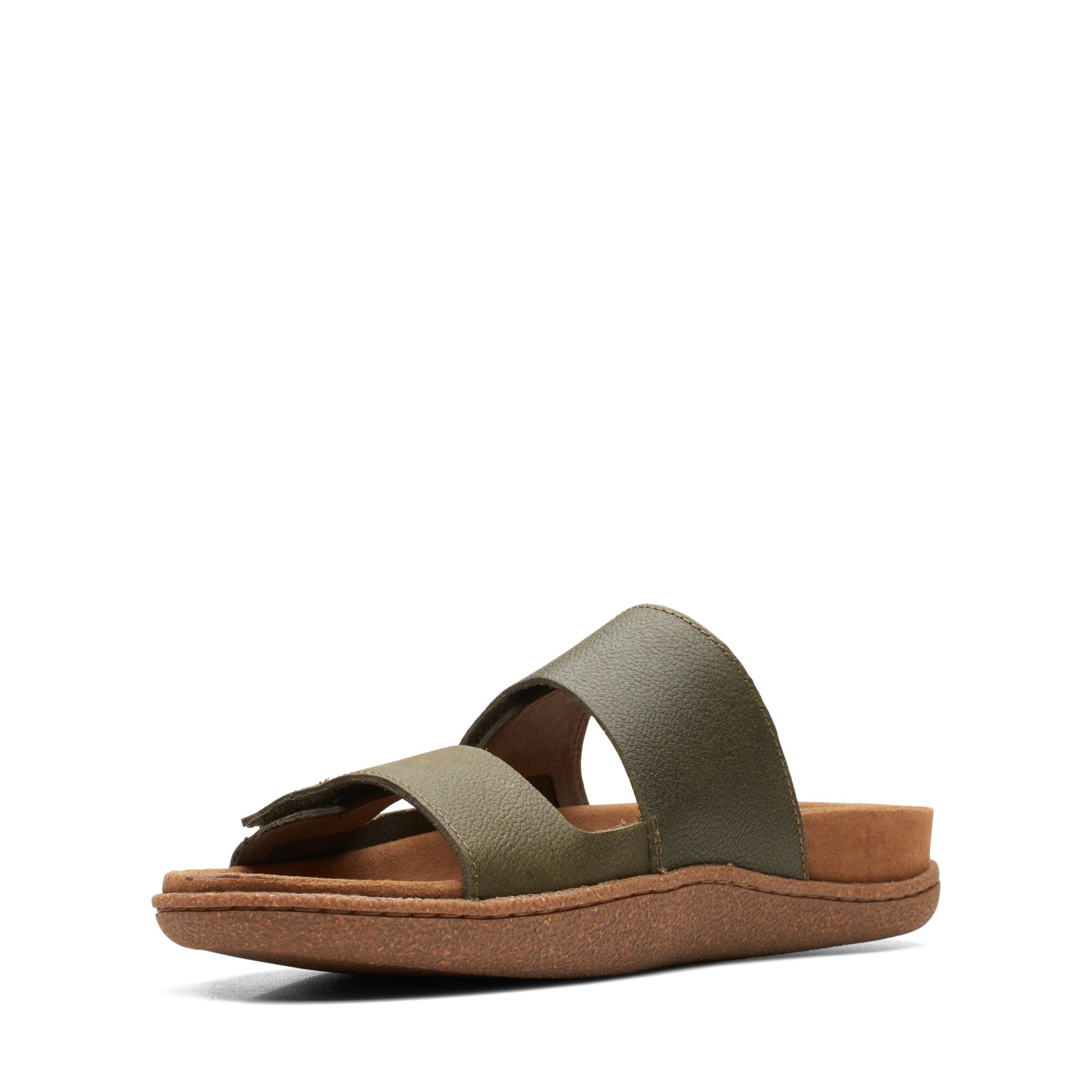 Men Sandals Pilton Strap Dark Olive Nub