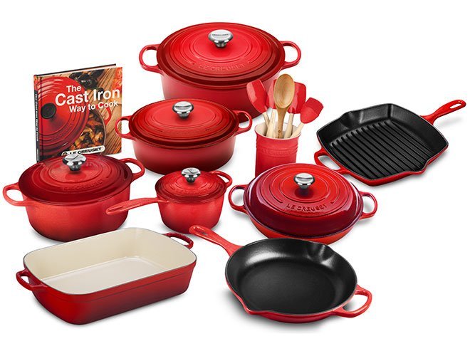 New Year Sale 20 Piece Signature Cast Iron Cookware Set