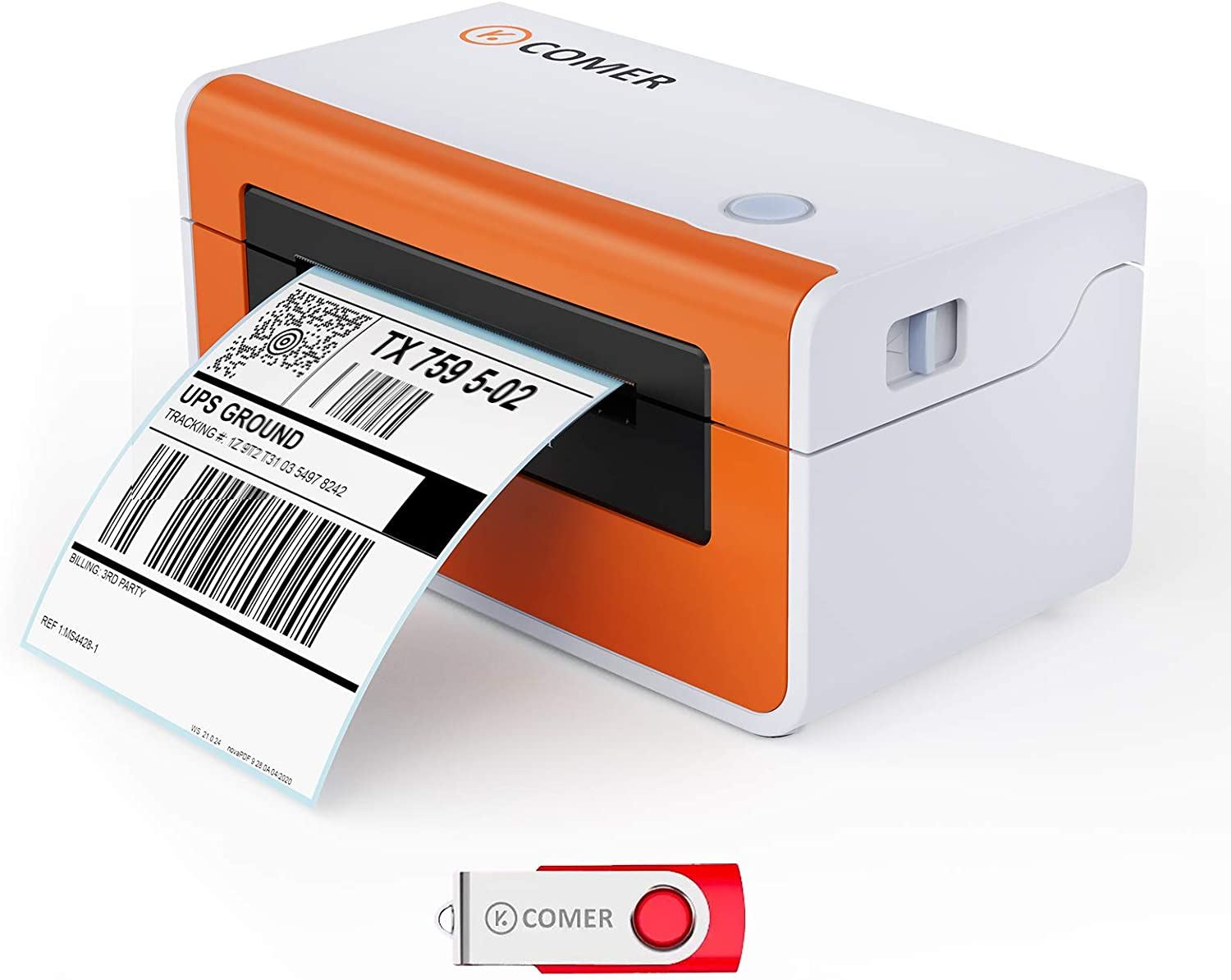 Comer Shipping Label Printer �C Commercial Grade Direct Thermal High Speed Printer