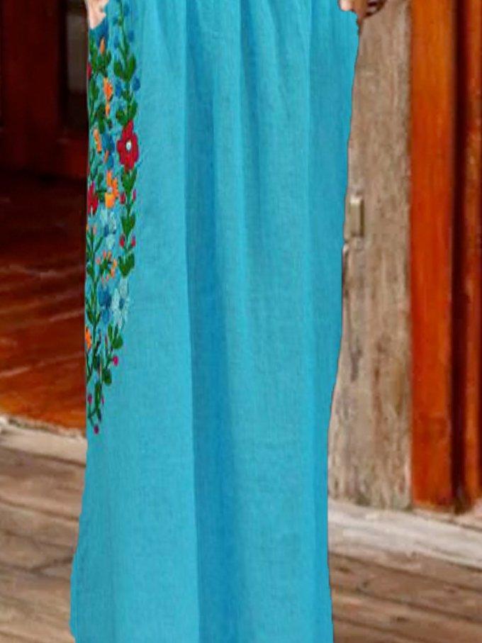 Jersey Casual Floral Dresses