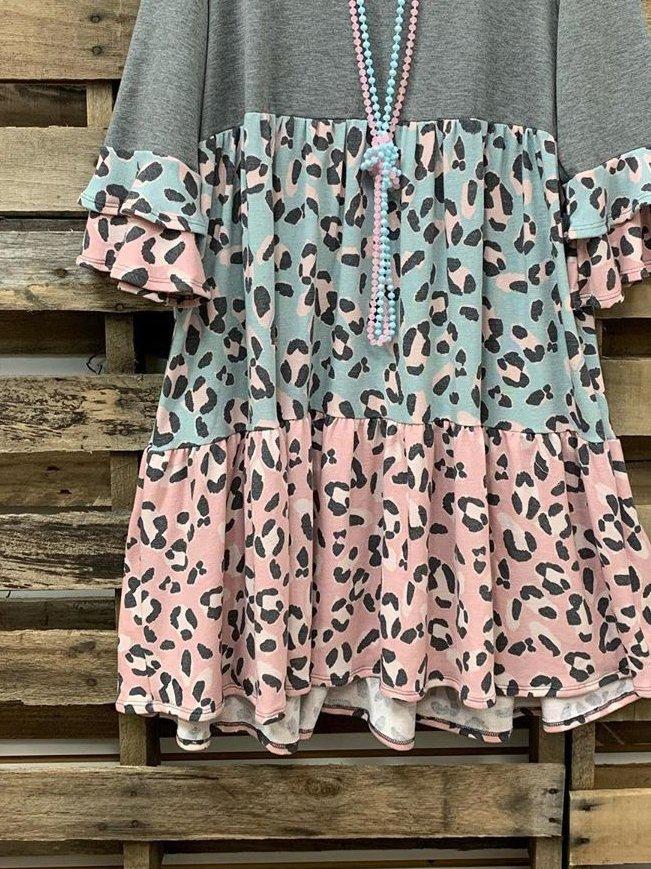 O-Neck Casual Dresses