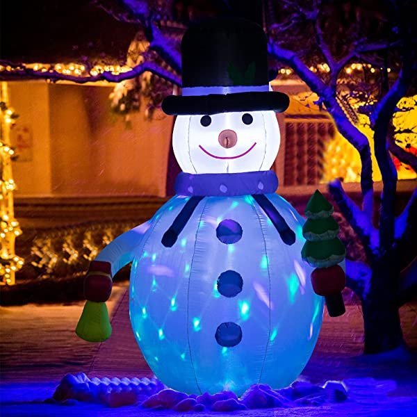 5.84 Feet Christmas Decorations Inflatable Snowman-Buy 2 Free Shipping