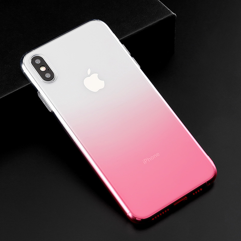 苹果iphone XR手机壳 iphonexs渐变色iphone XS max手机壳新适用