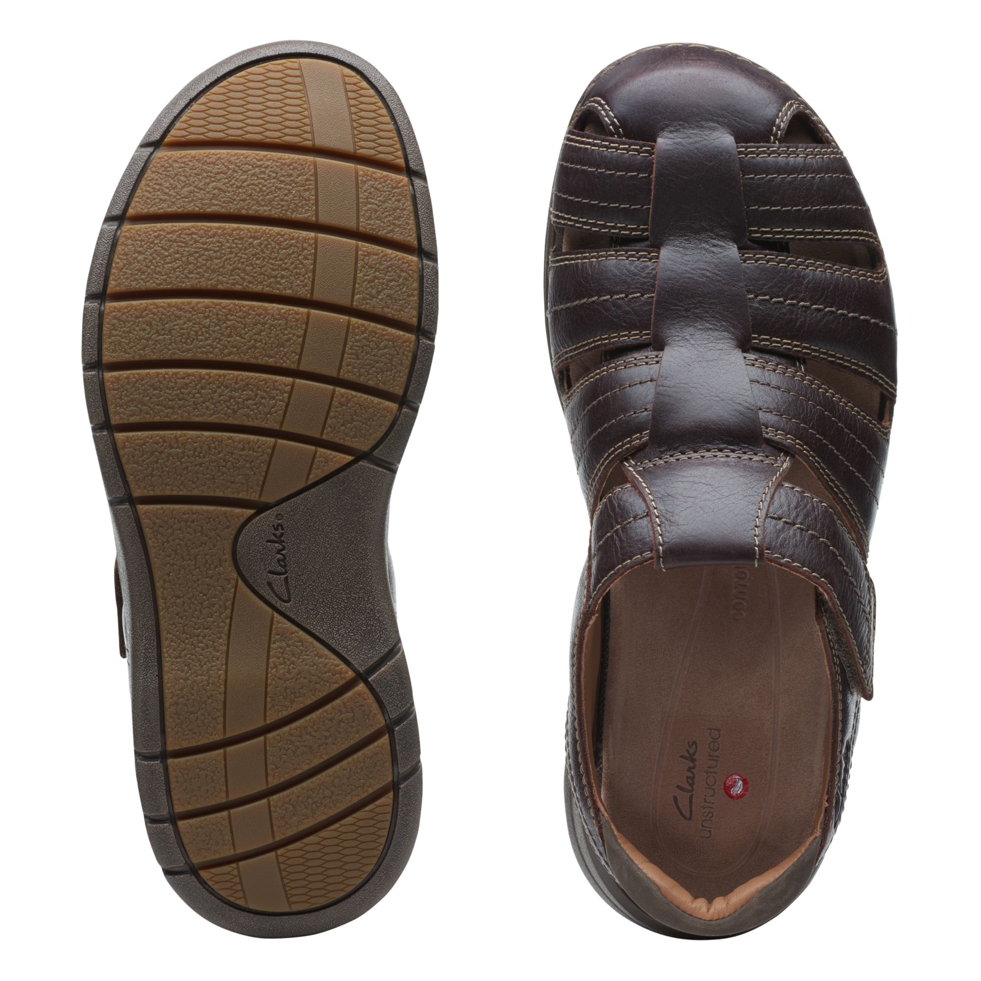 Men Sandals Nature Limit Mahogany Leather
