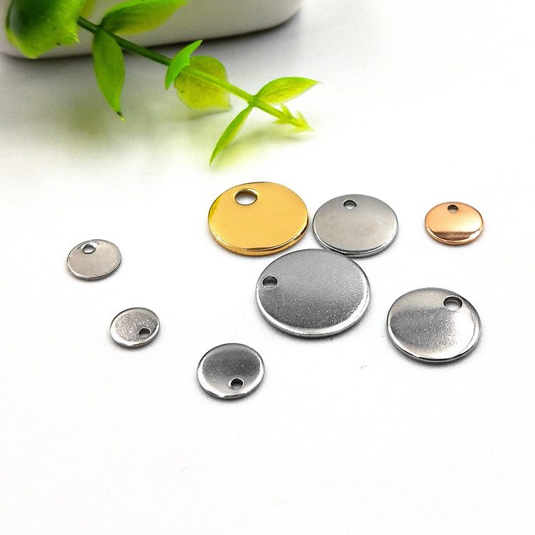 304不锈钢圆牌 圆片 不锈钢吊牌 LOGO牌 项链尾牌 多规格