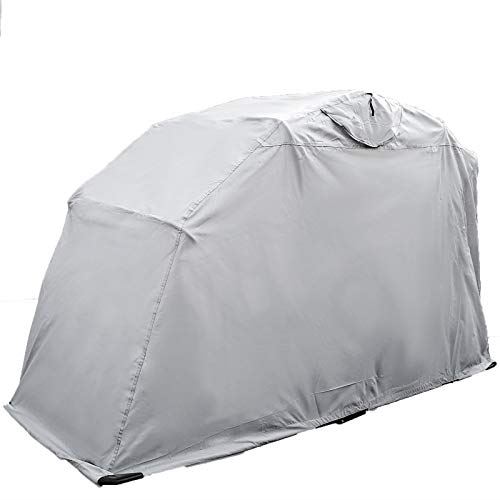 600D Portable Waterproof Motorcycle Storage Tent w/ Carry Bag Small/106���x 41���x 61���
